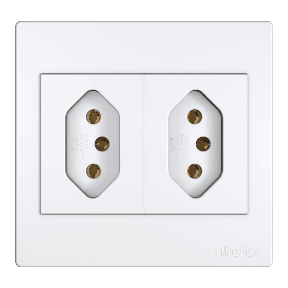 Fit classic tomada dupla branco